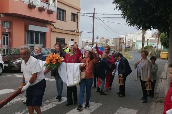 La Santa Cruz y la Virgen de la Paloma se encuentran en El Calero (Foto TA)